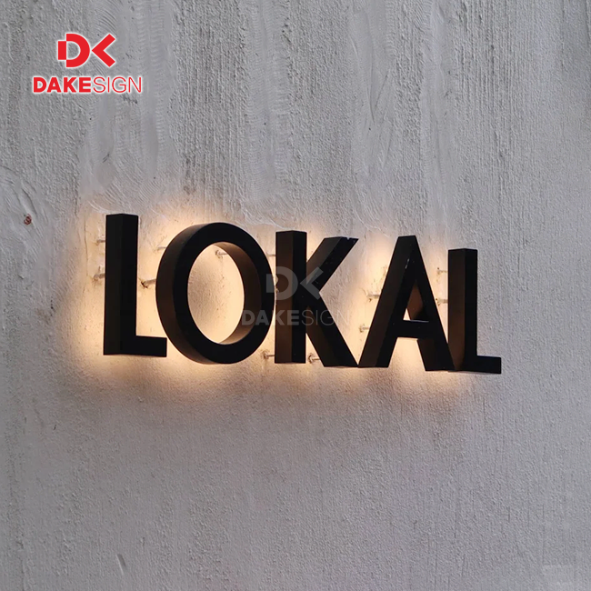 3D Backlit Letters